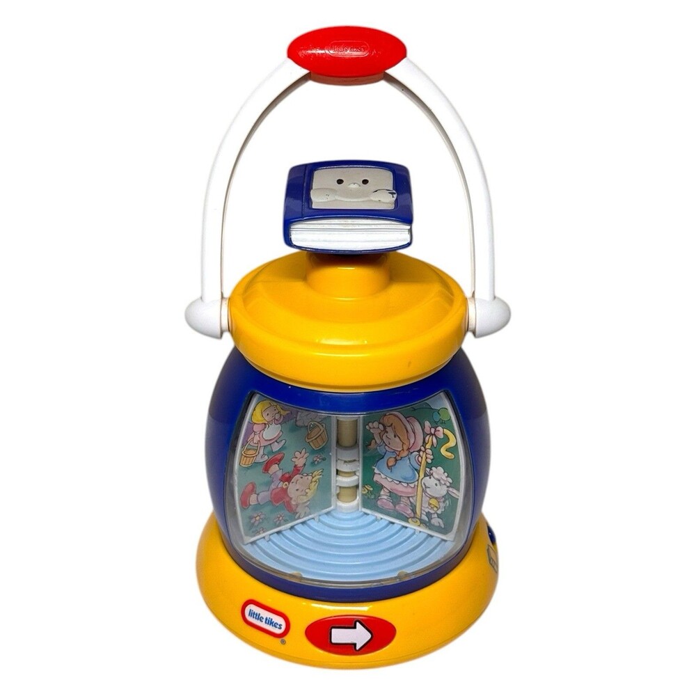 Vintage 1990s Little Tikes Tunes & Tales Story Lantern Rare Musical Toy Works!